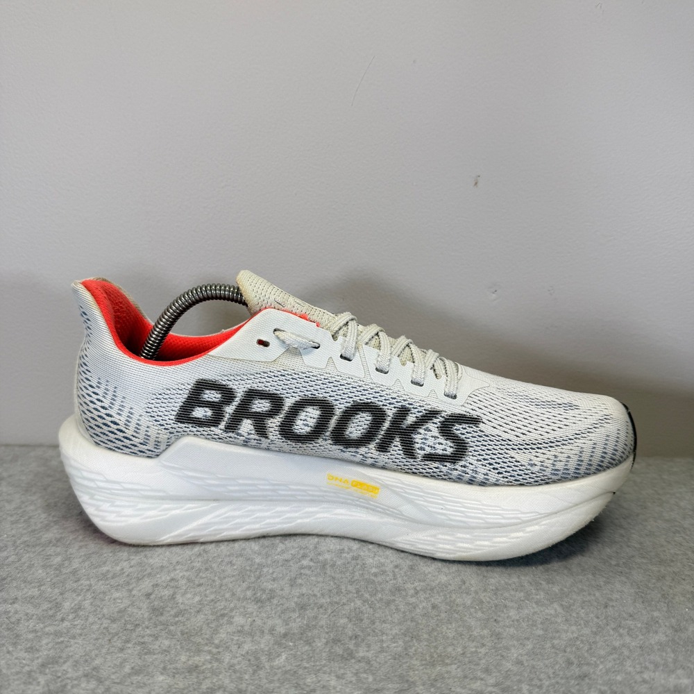 Brooks Hyperion Max 2 Womens Shoes Size 9 White & Orange Sneakers 1204231B443 - Picture 6 of 10